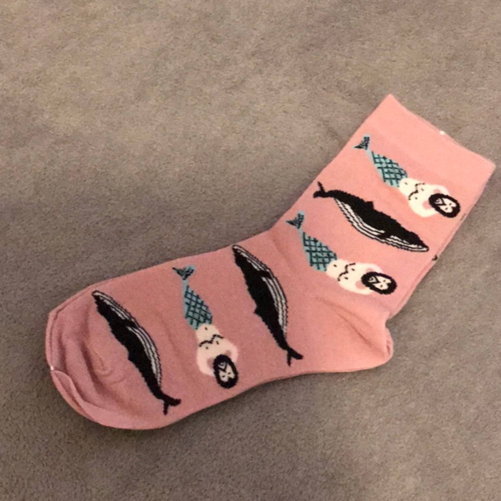 Merman Whale Socks